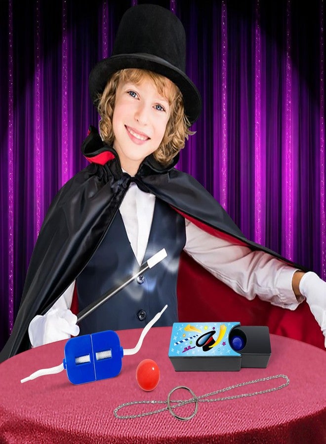 PATIFEED Magic Kit, Magician Costume Set with Cloak Cape, Christmas Halloween Dress Up & Pretend Play Magic Tricks for Kids Ages 6 7 8 9 10 11 12 - Image 5